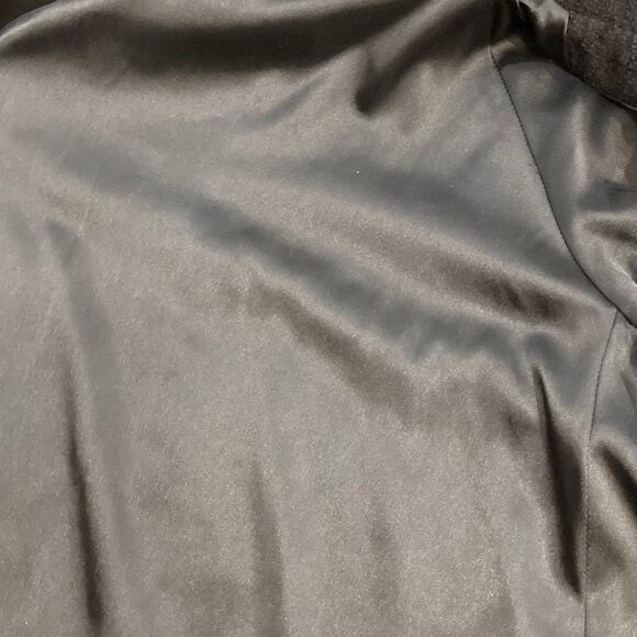 NWOT THEORY Jacket S Black Tweed Wool ¾-Tiered-Bell-Slev Crop/Waist 3-Btn Pocket - Picture 10 of 10